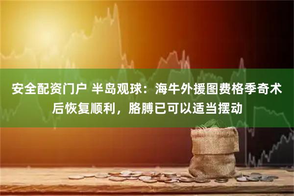 安全配资门户 半岛观球：海牛外援图费格季奇术后恢复顺利，胳膊已可以适当摆动